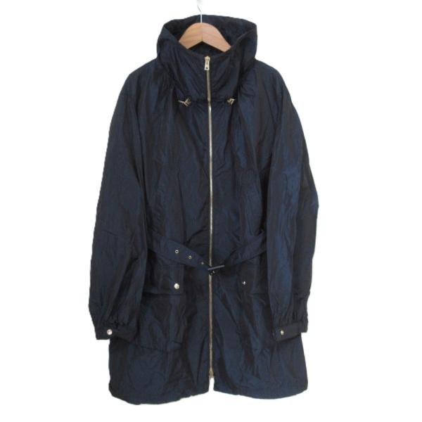 HERNO（ヘルノ） 美品 ナイロン モッズコート 46サイズ ネイビー