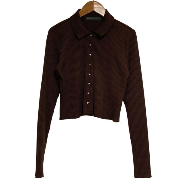 NOBLE（ノーブル） 美品 25SS NOBLE トタンテレコシャツカーディガン