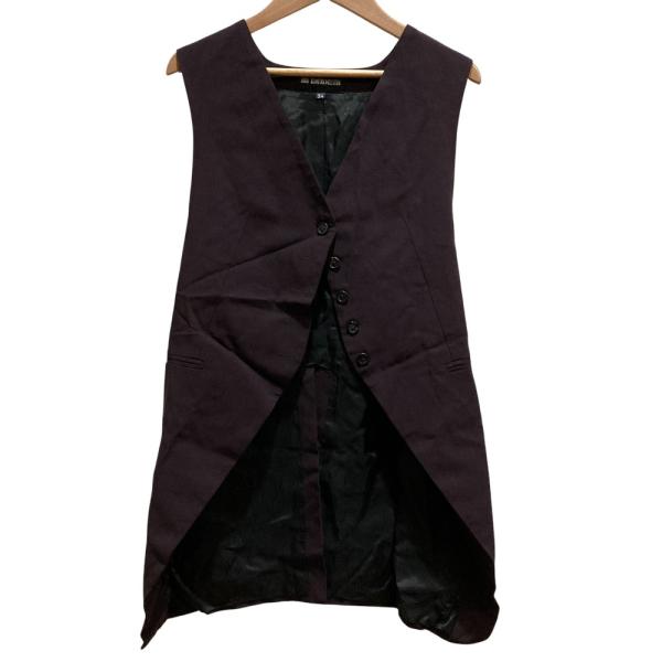 ANN DEMEULEMEESTER 本人期 ナイロンベスト Ann DEMEULEMEESTER（アン ドゥムルメステール） 美品 黒タグ 本人期