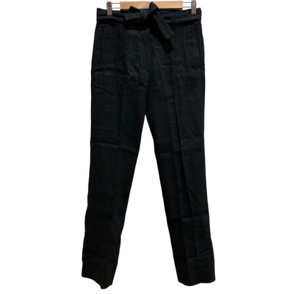 ANN DEMEULEMEESTER 本人期 ブラックワイドパンツ 36 Ann DEMEULEMEESTER（アン ドゥムルメステール） 美品 黒タグ 本人期