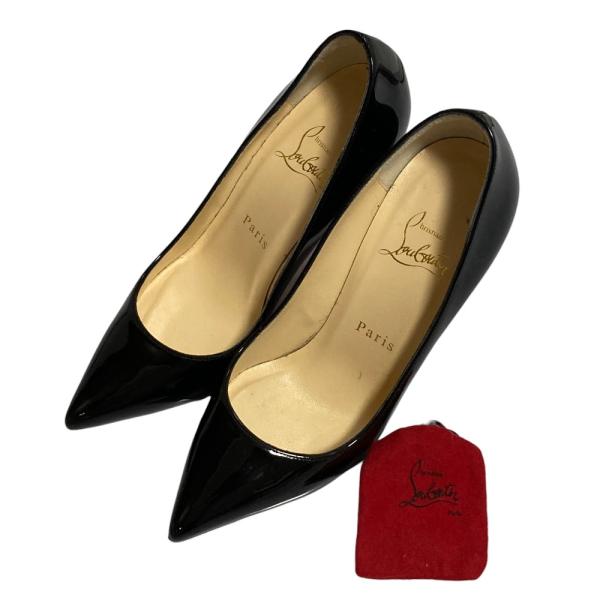 【クリスチャン ルブタン】 ポインテッドトゥ パンプス　35 Christian Louboutin（クリスチャンルブタン） 美品 パテント ポイン