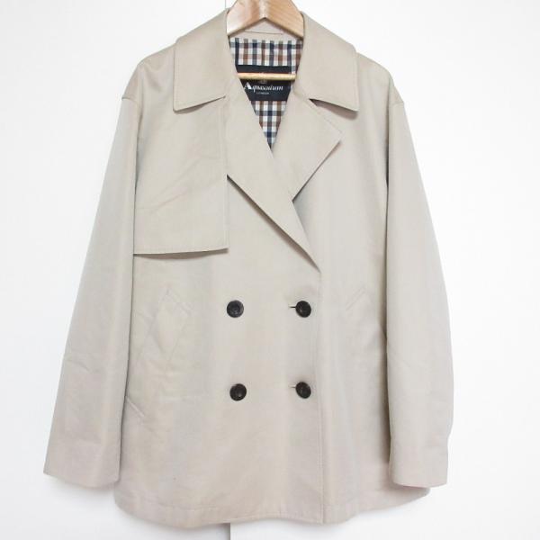 アクアスキュータム　ショートコート　レディース Aquascutum（アクアスキュータム） 美品 25AW Aquascutum SHORT TRENCH