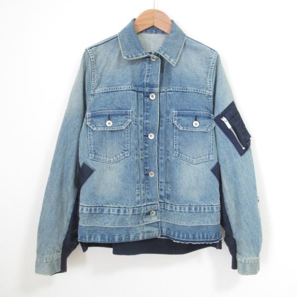 た*ま様 sacai デニム✖︎MA-1 ドッキングジャケット　size② kigaeru_346815009040