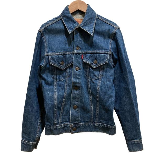 希少　リーバイス　workers デニムジャケット　ジップアップ　古着 Levi's（リーバイス） 良品 4th 80年代ヴィンテージ トップボタン裏