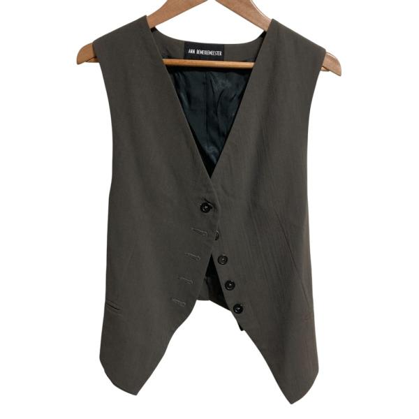 kikiki　定番ANN DEMEULEMEESTER ベスト 36 Ann DEMEULEMEESTER（アン ドゥムルメステール） 美品 黒タグ 本人期