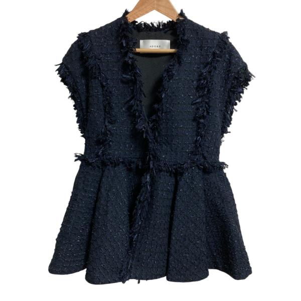 美品　ADORE アドーア　リネンロングジレ　38 ベスト ADORE（ベスト/ジレ）のフリマアイテム一覧