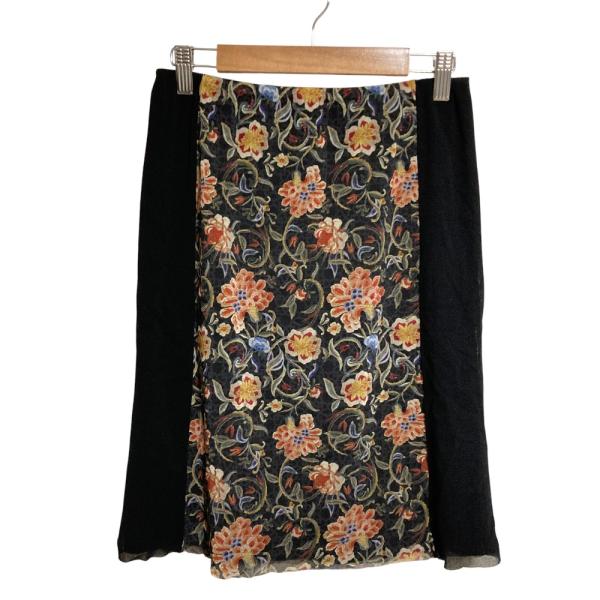 ヴィヴィアンタム花柄タイトスカート サイズ40ノースリーブネット