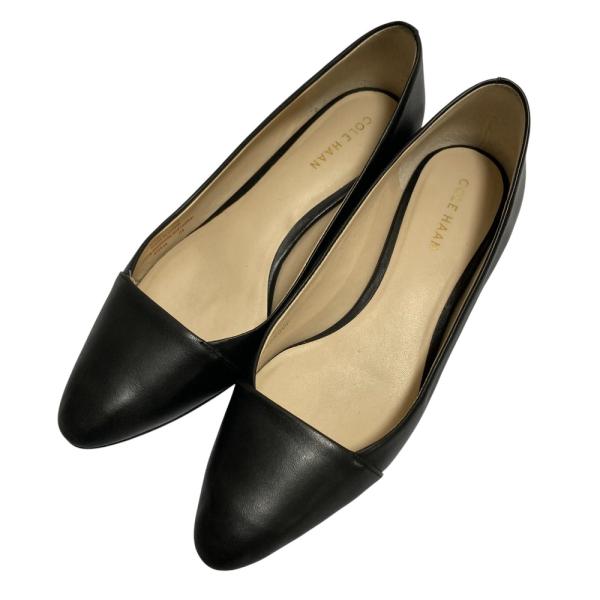 着用一回のみ★Colehaan パンプス ス（ブラッシュパテント）★サイズ36 COLE HAAN（コールハーン） 美品 レザー ウェッジソール パンプス