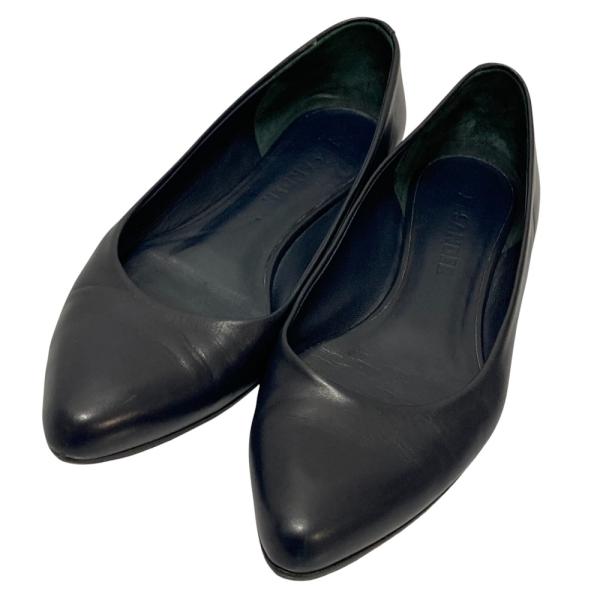 JIL SANDER（ジルサンダー） 美品 レザー ポインテッドトゥ フラット