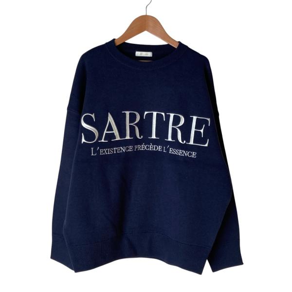 新品　ラウンジドレス　刺繍ロゴニット Loungedress（ラウンジドレス） 美品 24AW LOUNGEDRESS 刺繍ロゴニット