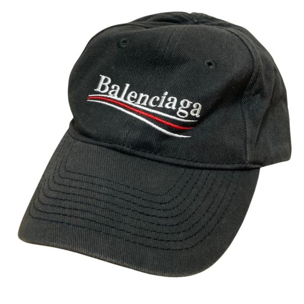 BALENCIAGA（バレンシアガ） 良品 キャンペーンロゴ刺繍 キャップ 帽子