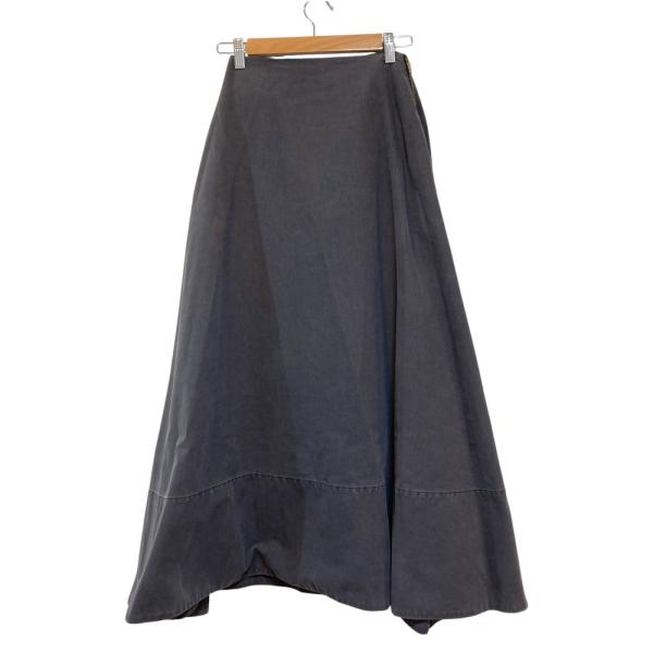 美品 MADISON BLUE マディソンブルー BACK SATIN MAXI FLARE SKIRT