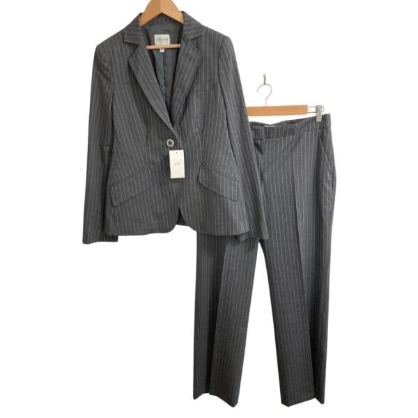 アルマーニコレツォーニ[3XL チェック柄]スーツ セットアップ グレー ARMANI COLLEZIONI 未使用 アルマーニコレツォーニ ストライプ
