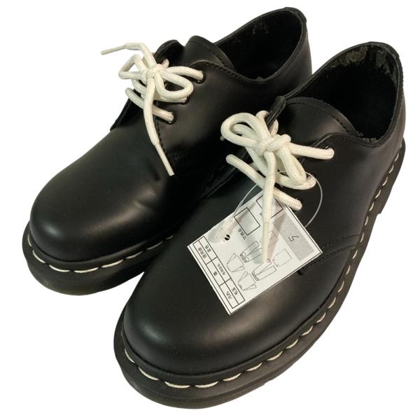 美品　Dr. Martens 1461 WS ブラック 4 UK Dr.Martens（ドクターマーチン） 良品 1461 WS ホワイトステッチ 3