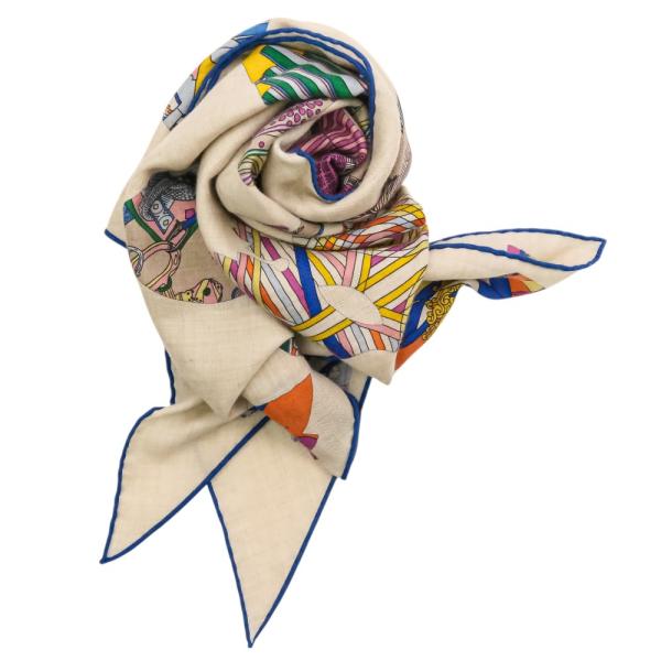 HERMES（エルメス） 美品 Bal de Soie トライアングル ジェアン