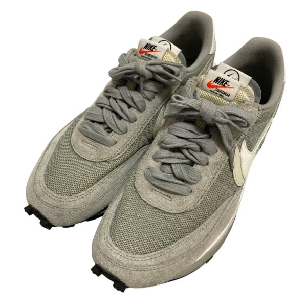 美品 NIKE×Sacai×Fragment ナイキ×サカイ×フラグメント LD waffle スニーカー シューズ DH2684-001 サイズ27.5cm グレー×ホワイト メンズ 古着 中古
