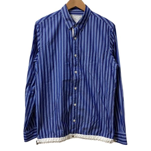 sacai（サカイ） 美品 定番モデル DRAWSTRING STRIPE SHIRT ストライプ
