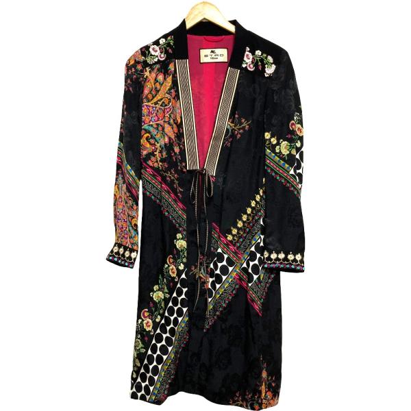 ETRO（エトロ） 美品 サテンジャガード ペイズリー柄 ロング