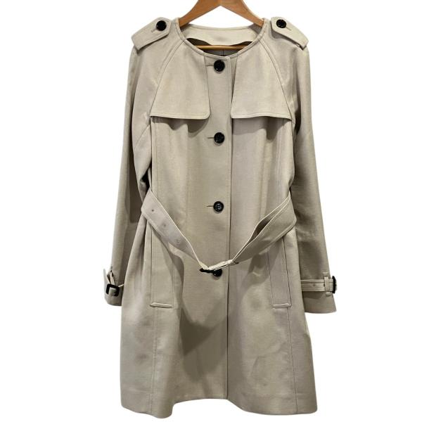 お値下げ！バーバリーロンドン　トレンチコート38 レディース　未使用級 良品 BURBERRY LONDON バーバリーロンドン ノーカラートレンチコート