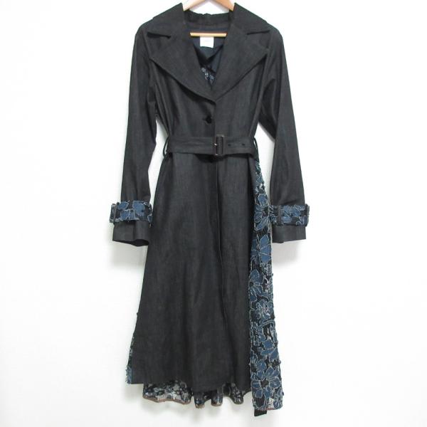 良品 AMERI アメリヴィンテージ BACK LACE COAT フラワーレース切替