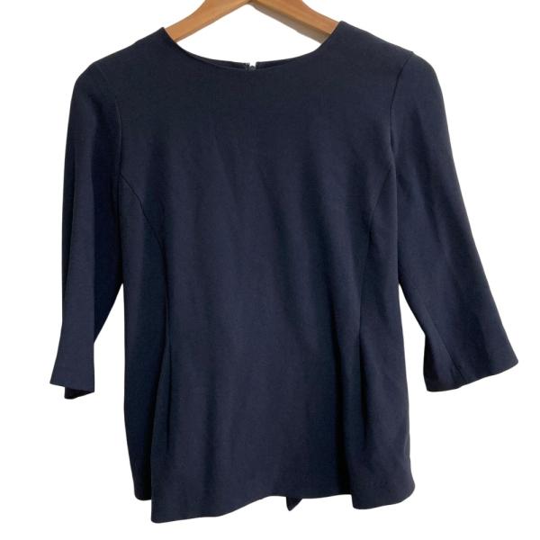 未使用級 23AW セオリーリュクス JUPITER LEANOR ネイビー theory luxe（セオリーリュクス） 美品 LIFT IRUN ブラウス サイズ38