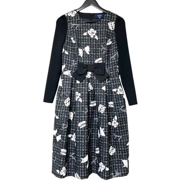 M'S GRACY（エムズグレイシー） 美品 ツイードライク モチーフ柄