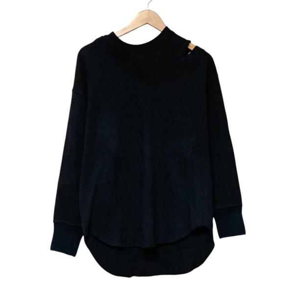 CLANEクラネ アシンメトリーショルダートップス CLANE（クラネ） 良品 アシンメトリーショルダートップス 11105-2092