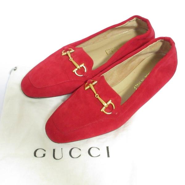 GUCCI（グッチ） 良品 ホースビット スウェード パンプス ローファー 5