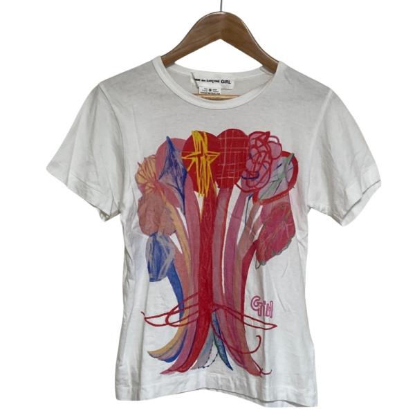 〈最終値下〉コムデギャルソンガール Mao Yoshino Tシャツ【S】 COMME des GARCONS GIRL 美品 コムデギャルソンガール AD2025 吉野マオ