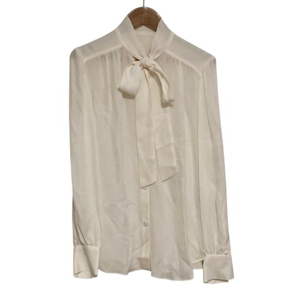 トップス 美品 23AW GRACE CLASS グレースクラス シルクボウタイ 