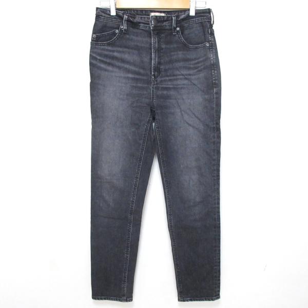 美品✨ヤヌーク RUTH ハイウエスト デニムパンツ 25インチ グレー YANUK（ヤヌーク） 美品 Ruth ハイウエスト スリムテーパードデニム