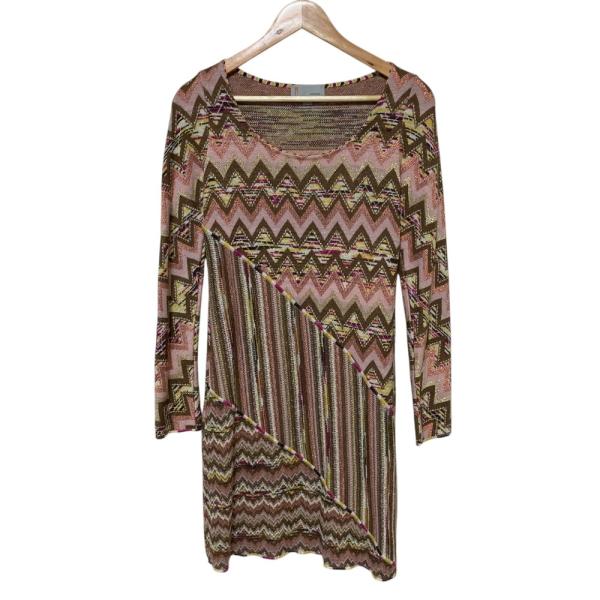 MISSONI（ミッソーニ） 美品 シェブロンニットワンピース サイズ42