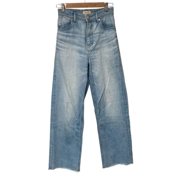 美品 YANUK ヤヌーク LILITH カットオフデニム 57131071 YANUK（ヤヌーク） 美品 LILITH カットオフ ストレートデニムパンツ