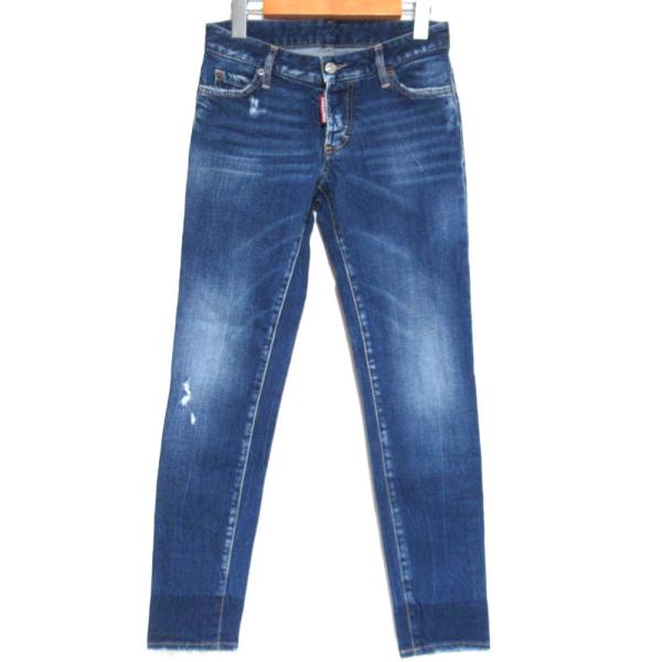 DSQUARED2 美品 ディースクエアード ダメージ加工 スリムフィット 