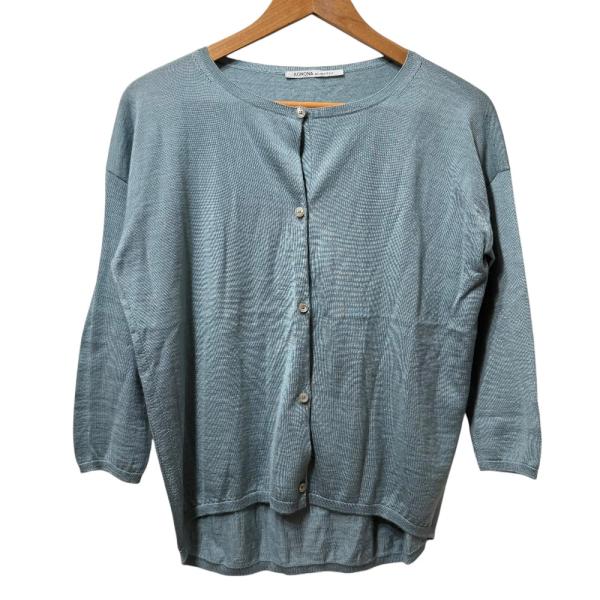 AGNONA（アニオナ） 美品 カシミヤ×シルク 七分袖 ニット カーディガン