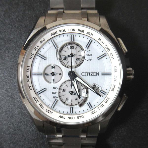 【美品】CITIZEN シチズン アテッサH804-T018696 CITIZEN 美品 シチズン アテッサ エコドライブ 電波ソーラー