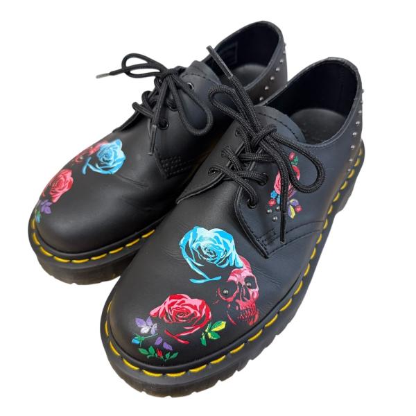 Dr.Martens（ドクターマーチン） 新品同様 スカルローズプリント 