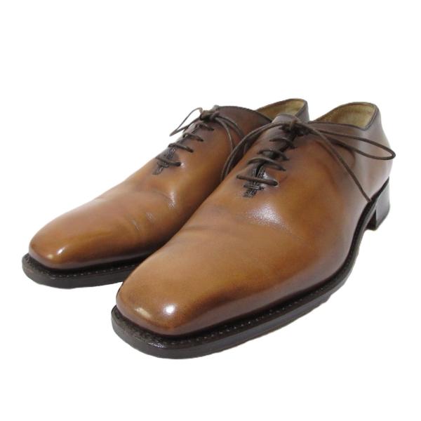 Salvatore Ferragamo☆ビジネスシューズ 7 1/2 2E 美品 Salvatore Ferragamo サルヴァトーレフェラガモ TRAMEZZA レザー
