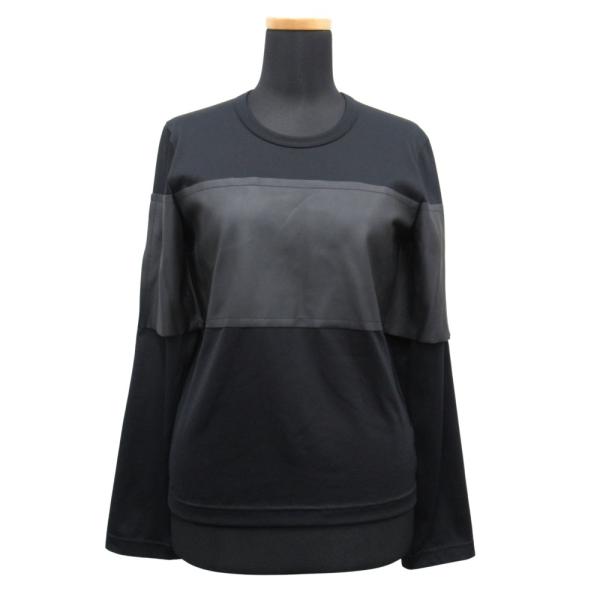 COMME des GARCONS - 美品 11SS COMME des GARCONS コムデギャルソン ドッキング ロング Tシャツ アーカイブ AD2010 GG-T011 サイズXS 黒 ブラック レディース 古着 中古 USED COMME des GARCONS 美品 11SS コムデギャルソン ドッキング
