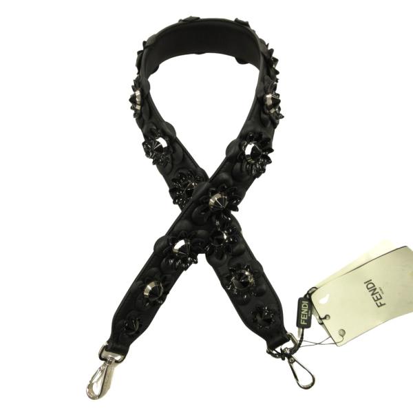 FENDI - 新品同様 フェンディ ストラップユー フラワー スタッズ レザー アイボリー ショルダーストラップ 1172【中古】FENDI 楽天市場】新品同様 フェンディ ストラップユー フラワー