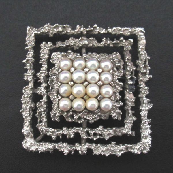 TASAKI（タサキ） 美品 パールブローチ ペンダントトップ シルバー