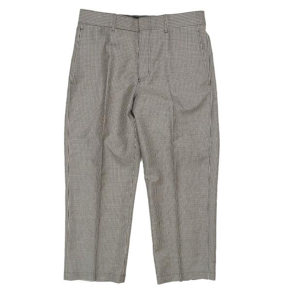 未使用 22aw DIOR ディオール 千鳥総柄 スラックス クロップド