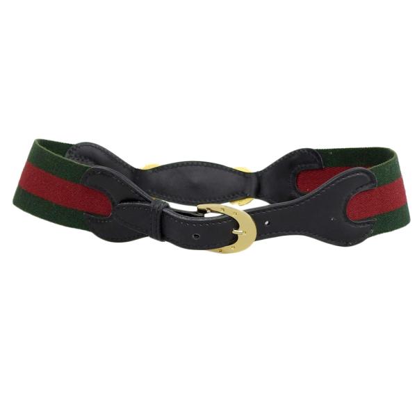 希少✨ GUCCI　グッチ　ベルト　シェリーライン　ホースビット GUCCI（グッチ） 良品 ヴィンテージ シェリーライン×ホースビット