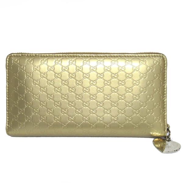 未使用品✨GUCCI グッチ 長財布 マイクロシマ　GG ブラウン レザー GUCCI 新品同様 グッチ マイクロGGシマ ラウンドファスナー
