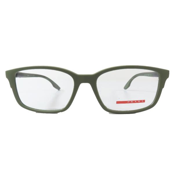 PRADA 未使用 プラダ メガネ アイウェア スクエアシェイプ フルリム  