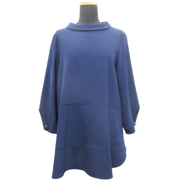 CECICA BLUE ジャ－ジ－チュニック 【新品タグ付き】 C'EST CHIC'A 美品 CECICA BLUE セシカブルー フレア チュニック