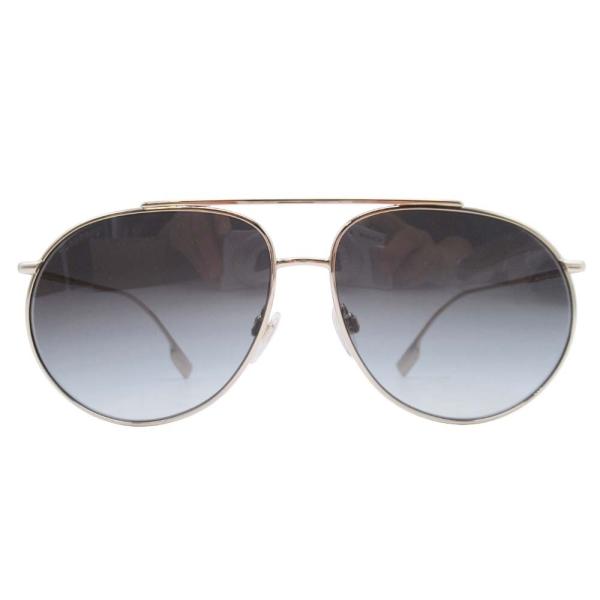 BURBERRY 未使用 バーバリー パイロットサングラス アイコンストライプ  