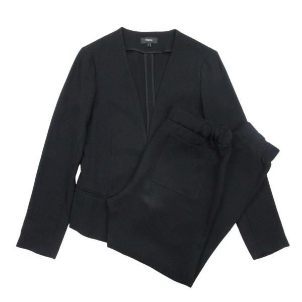 theory（セオリー） 良品 ノーカラー ジャケット ジョガーパンツ