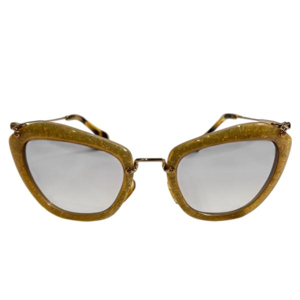 miu miu（ミュウミュウ） 美品 キャットアイ ラメ サングラス アイ