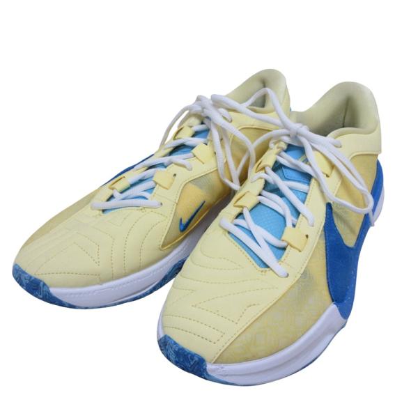 美品 NIKE ナイキ ZOOM FREAK 5 EP スニーカー シューズ DX4996-700 29.0cm イエロー ブルー メンズ 古着 中古
